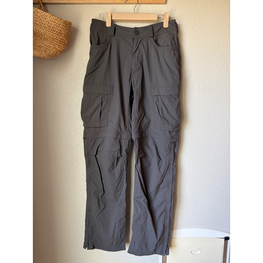 REI Co-op Sahara Convertible Hiking Pants Mens 30x32 Grey Zip Off Cargo Trail